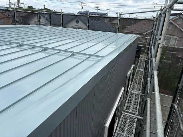 均一に整った屋根面